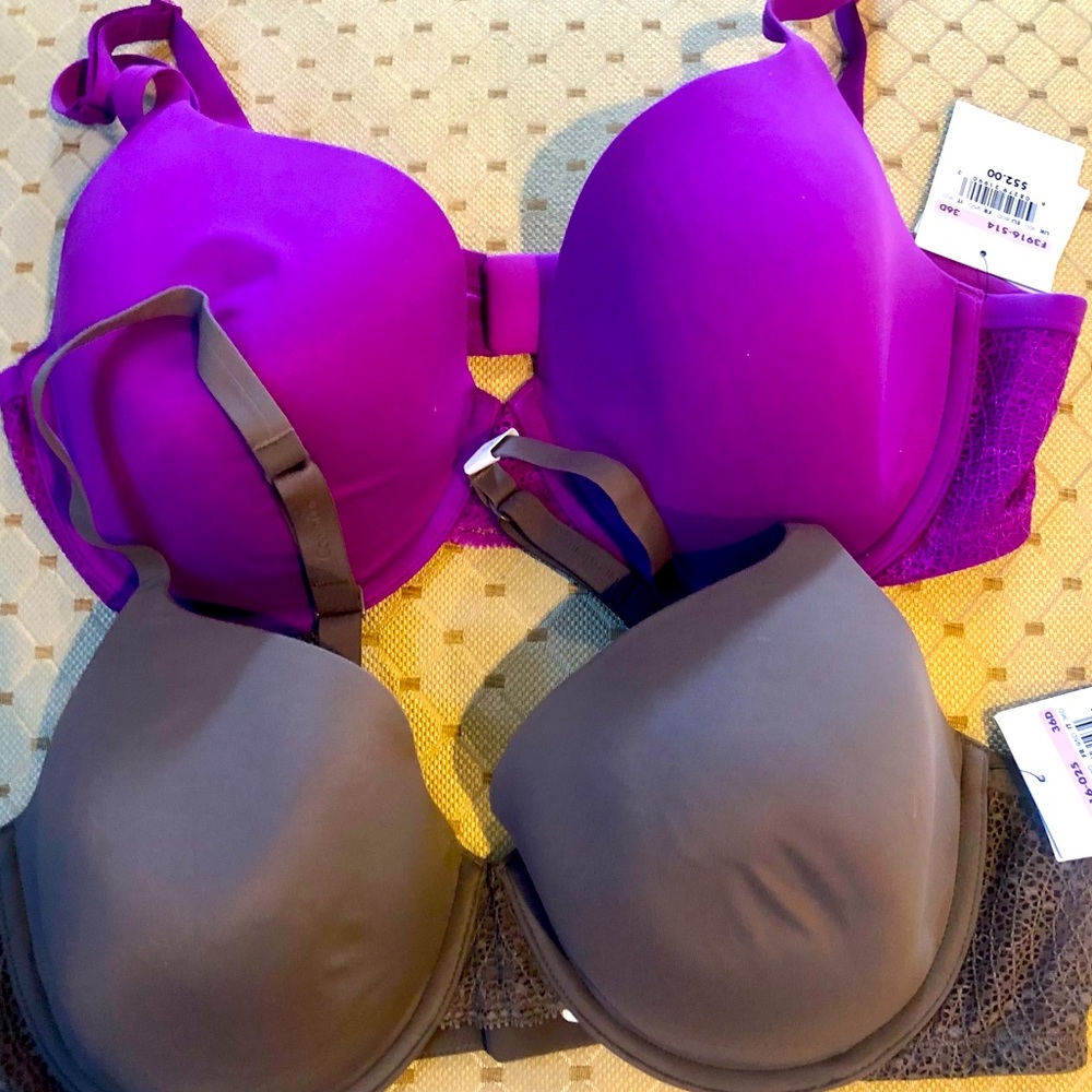 2 Calvin Klein Perfectly Fit Modern T-Shirt Bras